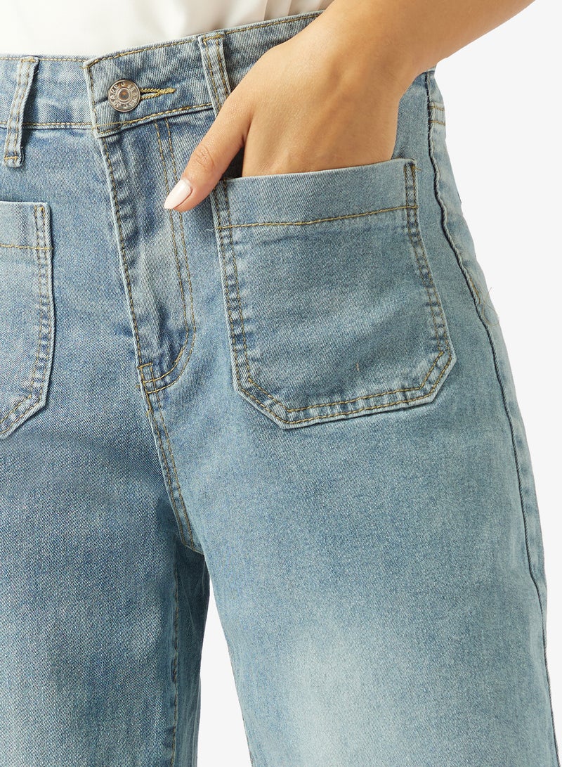 Ginger High Rise Straight Fit Jeans - Image 4